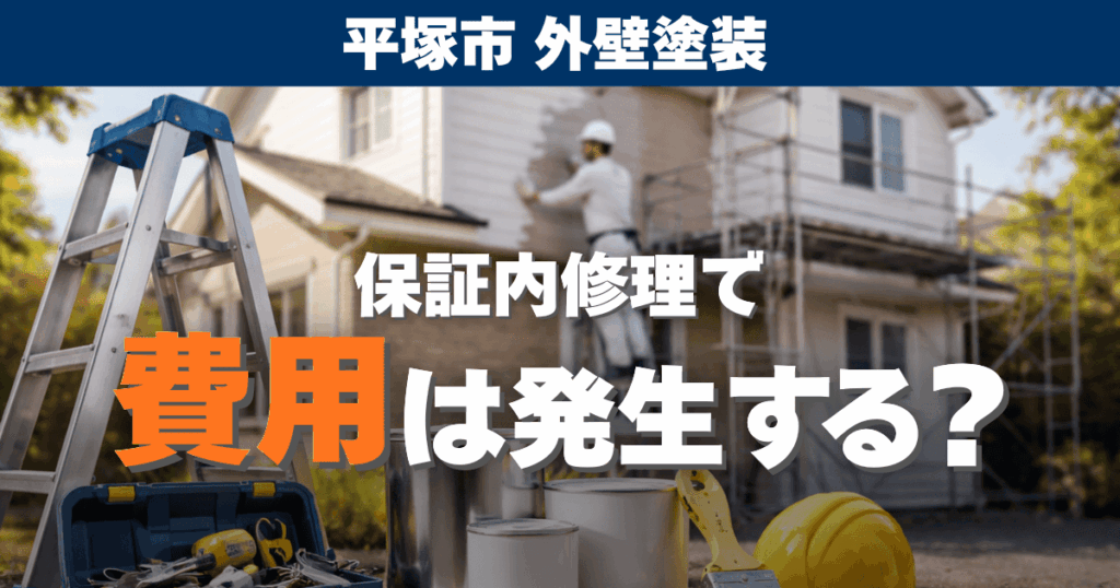 平塚市で保証内修理の費用有無を整理したイメージ