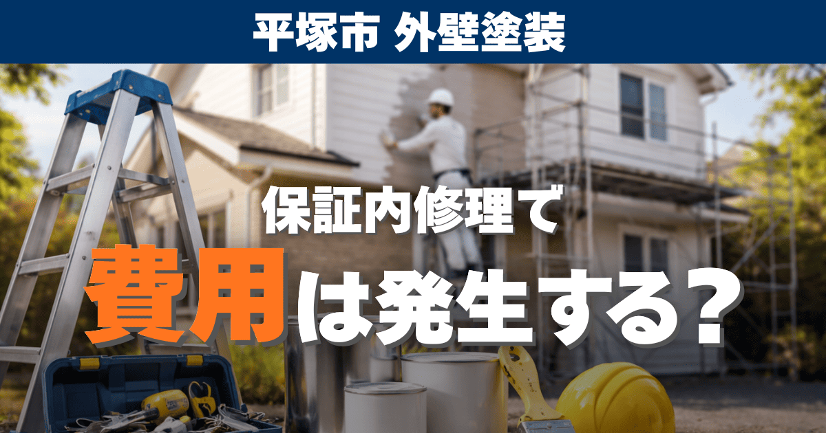 平塚市で保証内修理の費用有無を整理したイメージ