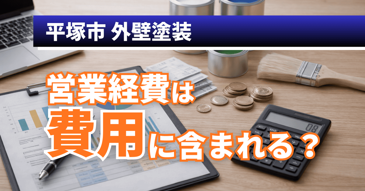 平塚市で営業経費の見積もり扱いを確認するイメージ
