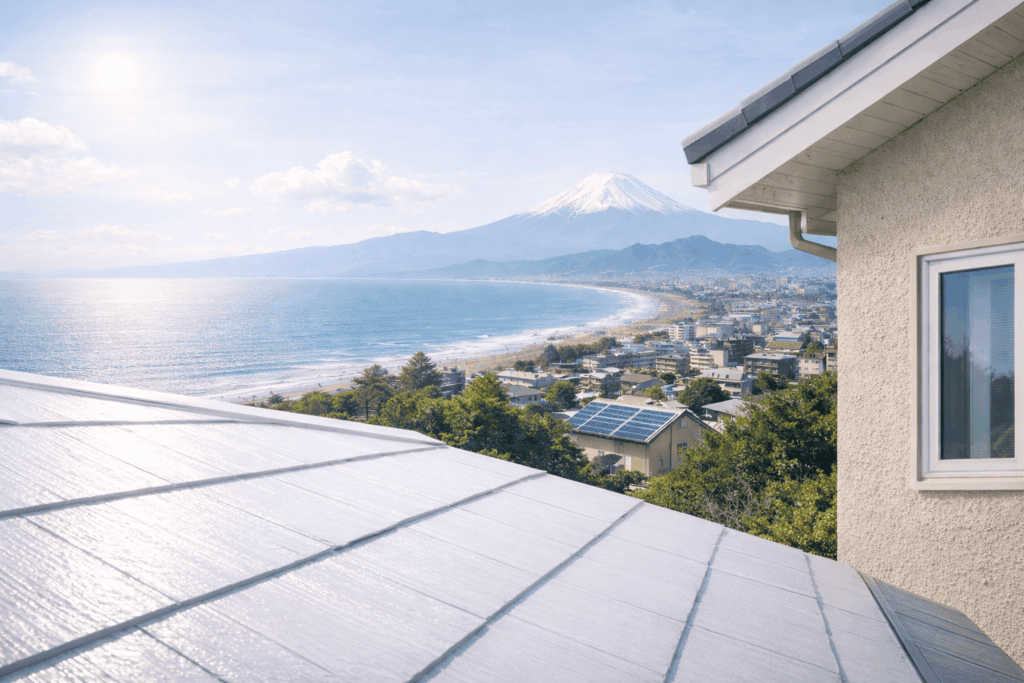 平塚市で断熱塗料使用の戸建てイメージ